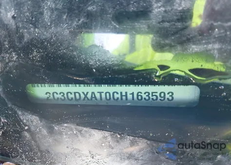 2012 Dodge Charger Police из США, поврежденный, VIN 2C3CDXAT0CH163593